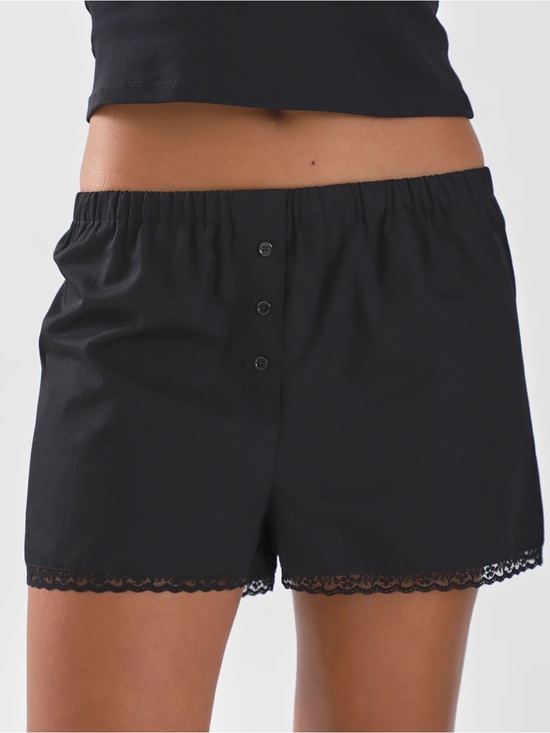Cou Cou Intimates Pants - Cou Cou Black Boxer Shorts